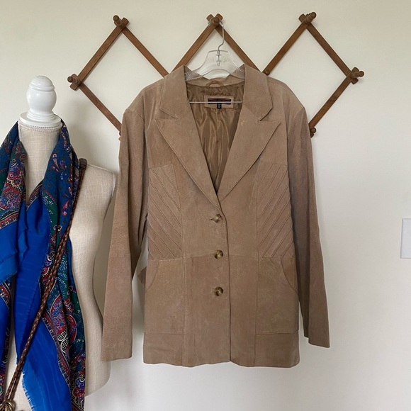 VintageY2K Leather Trench Coat